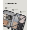 LUGGEX Carry On Luggage 22x14x9 Airline Approved, Expandable Lightweight Polypropylene Suitcase, Carry On 20 Inch, Champagne - 4 of 4