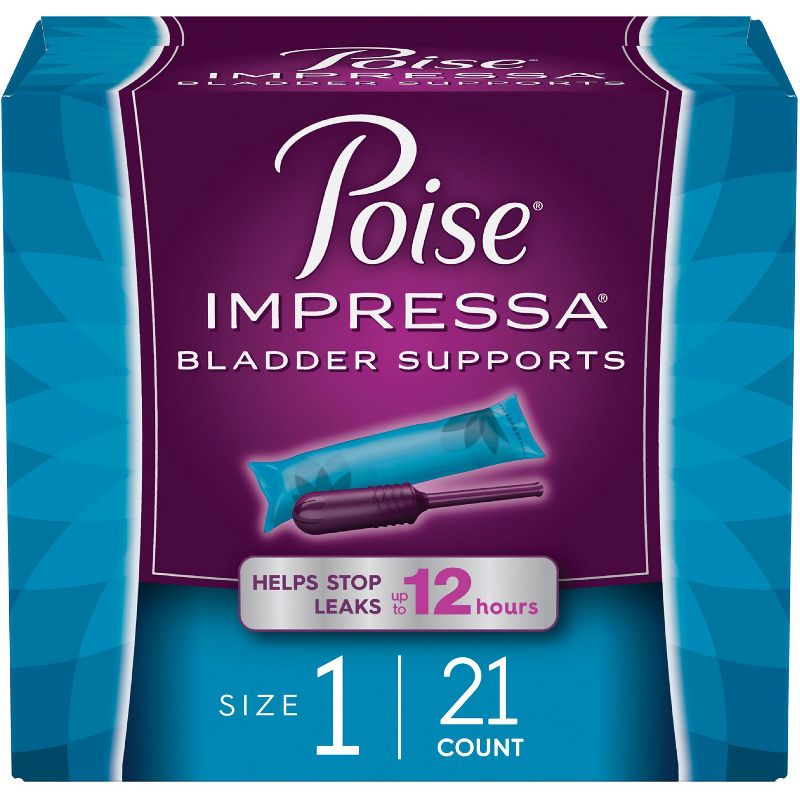 Poise Impressa Incontinence Bladder Control Support for Women - 21ct, 1 of 11