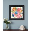 HomeRoots Spring Floral Black Framed Print Wall Art - 2 of 4