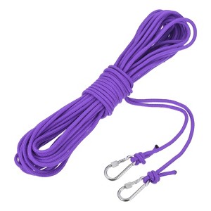 Unique Bargains Hollow Braided Polypropylene Anchor Rope with Hook for Marine Life Boat - 1 of 4