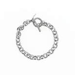 Sanctuary Project Round Chain Link Bracelet Silver
