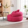 PAGED Fluffy Bean Bag Chair, Modern Floor Chair, Comfy Sofa Chair with High-Resilience Sponge Padding for Living Room - 3 of 4