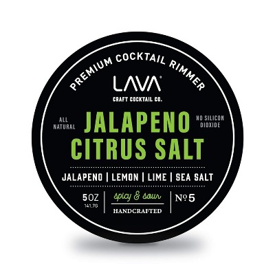 LAVA Premium All Natural Jalapeno Citrus Sea Salt Cocktail Rimmer