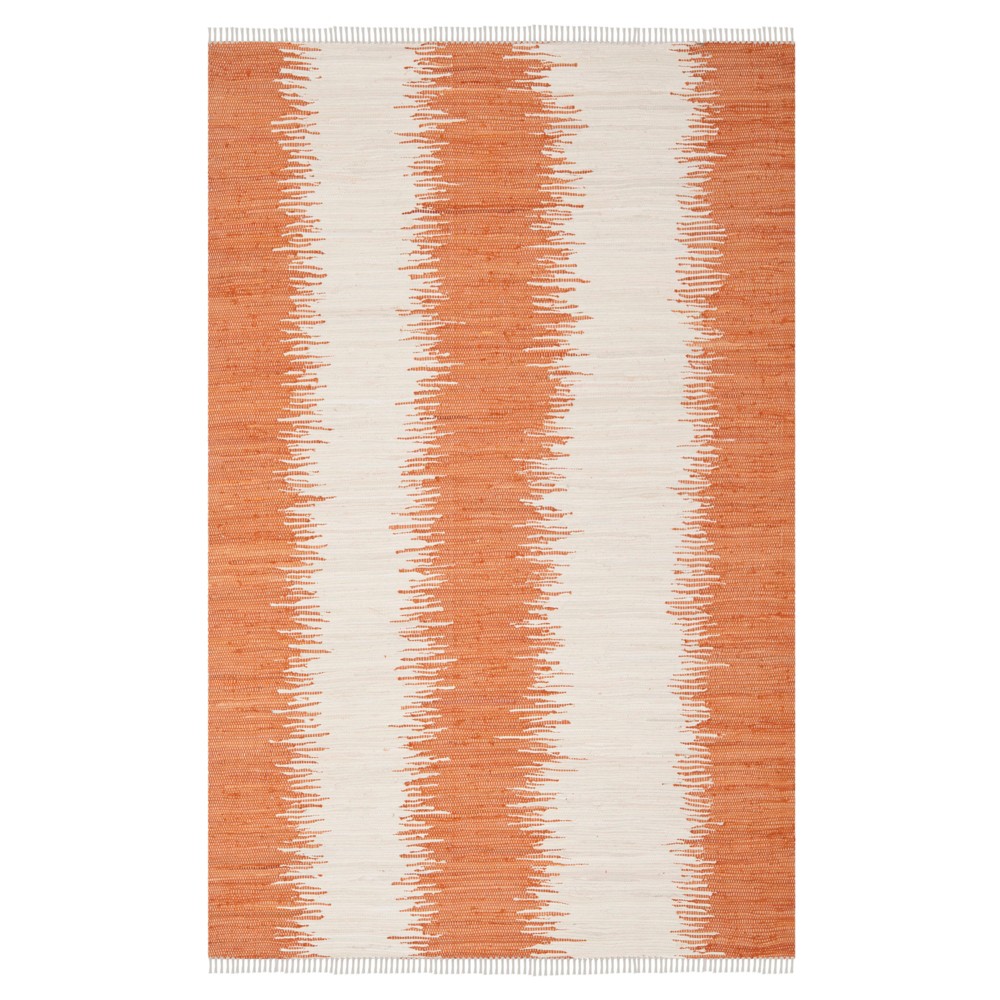 6'x9' Wave Area Rug Orange - Safavieh