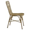 Gulches Set of 2 Natural Outdoor PE Wicker Patio Dining Chairs, Rattan-Woven Iron Frame, 400LBS Capacity, No Assembly Required - 4 of 4