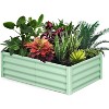 Raised Garden Bed, Metal Raised Garden Beds Outdoor, Rectangular Planter Box for Planting Plants, Vegetables and Flower - 2 of 4