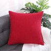 PiccoCasa Luxury Corduroy Corn Striped Cushion Soft Throw Pillow Case - 2 of 4