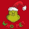 Men's Dr. Seuss Christmas The Grinch Who Me Pull Over Hoodie - 2 of 4