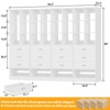 Aheaplus Closet Organizer with 3 Drawers,  Freestanding Wardrobe System with Shoe Shelf - 4 of 4
