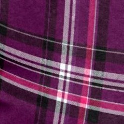 berry plaid
