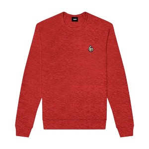 Dalix Fire (Glow In The Dark) Embroidered Fleece Sweatshirt Pullover Mens - 1 of 4