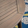 Stamford Round Acacia Wood Dining Table - Gray - Christopher Knight Home - 2 of 4