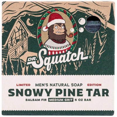 Dr. Squatch Men's All Natural Bar Soap - Pine Tar - 5oz : Target