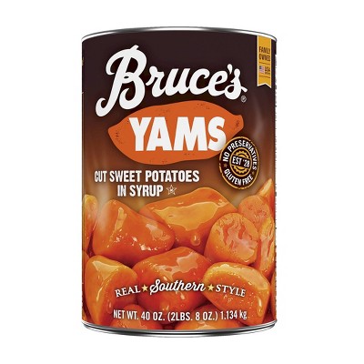 Bruce's Yams Cut Sweet Potatoes in Syrup 40oz