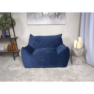 NicBex Bean Bag Chair,Velvet Beanbag Chair with Armrests,Adults Lounge Sofa,Comfy Chair for Living Room Bedroom - 1 of 4