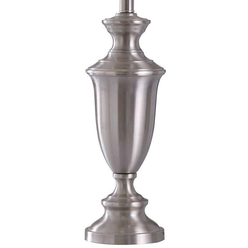 Steel Table Lamp Brushed Nickel Brussels - StyleCraft, 6 of 12
