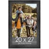 PosterPalooza | 20x27 Wide Barnwood Picture Frame, UV Acrylic, 6 Finishes - Grey, Brown, White, and Black - 2 of 4