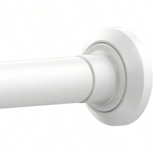 Shower Curtain Rod 30 to 76 Inches 1 Inch Stainless Steel Adjustable Spring Tension Rods No Drill Bathroom Closet Window Room - 1 of 4