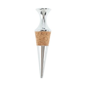 Unique Bargains Flat Head Wine Stopper Aluminum Alloy TPR 1 Pc - 1 of 3