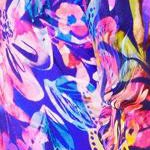 watercolor burst tropical