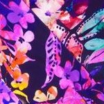 watercolor burst tropical