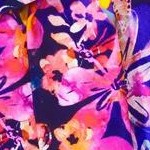 watercolor burst tropical