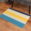Bungalow Flooring 2'x3' ColorStar Gulf Horizon Door Mat: Indoor, Stain & Skid-Resistant, Low Pile, Multicolored - 2 of 4