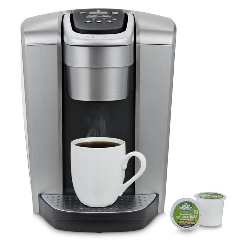 Keurig K Elite Single Serve K Cup Pod Coffee Maker With Iced Coffee Setting Silver Target