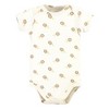 Hudson Baby Infant Boy Cotton Bodysuit, Pant and Bib Set, Brave Lion - 4 of 4