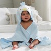 Gerber Baby Hooded Bath Towel & Washcloths, One Size Fits Most, 4-Piece - 2 of 4