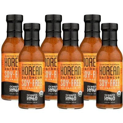 Ocean's Halo Organic Korean BBQ Soy-Free Sauce - Case of 6/12 oz