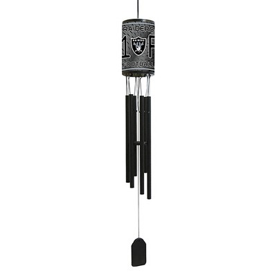 NFL Wind Chime, #1 Fan with Team Logo - Las Vegas Raiders