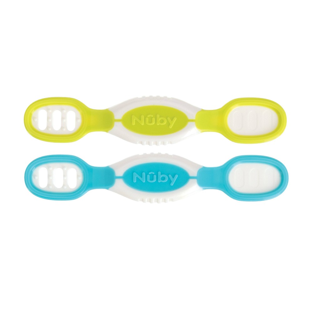 Photos - Spoon Nuby Dip or Scoop  - Neutral - 2pk 