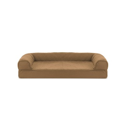 Medium Toasted Brown Orthopedic Foam Sofa Pet Bed