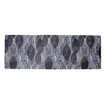 J&V Textiles Poppy Sketch Tile Blue 20 in. x 39 in. Anti-Fatigue Kitchen Mat