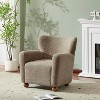 Christopher Knight Home Ember Contemporary Cozy Wingback Upholstered Accent Chair - 2 of 4
