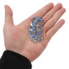 Unique Bargains Anti-Static Pocket Size Wide Tooth for Thick Curly Hair Detangling Comb 1 Pc - 2 of 4