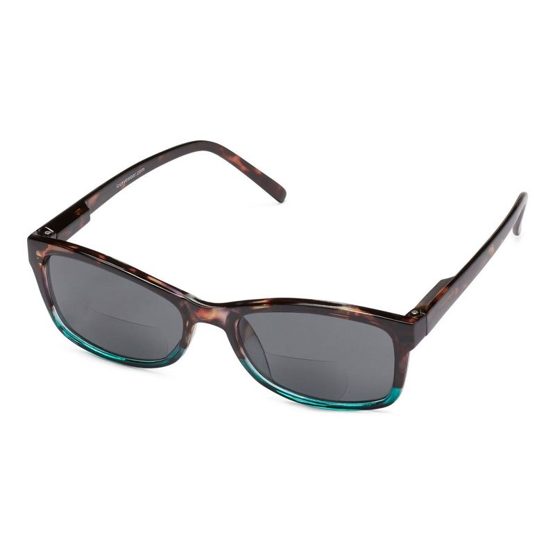 ICU Eyewear Bora Bi-Focal Reading Sunglasses - Tortoise/Teal, 2 of 5