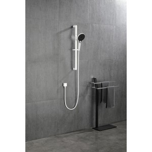 PAGED Shower Head Modern Hand Held Shower Head with Adjustable Slide Bar and Soap Dish for Bathroom, Restroom - 1 of 4