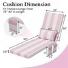Crestlive Products 1PC 72in Outdoor Lounge Chair Cushion Patio Chaise Lounge Chair Cushion for pool Lawn etc - 2 of 2