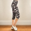 Slickblue Women's Multi-Print Capri Leggings One Size Fits Most, Stretchy Polyester-Spandex, Comfortable Fit - 3 of 4