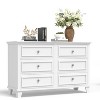 3/6/7-Drawer Vintage Dresser for Bedroom - Farmhouse Storage Chest w/Anti-Tip, 300lb Top Capacity - 2 of 4