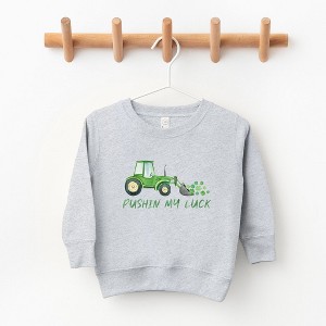 The Juniper Shop Pushin My Luck Toddler Graphic Sweatshirt - 1 of 3