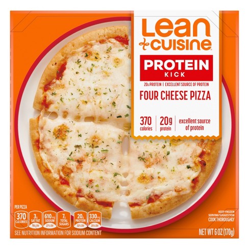 Lean Cuisine Protein Kick Four Cheese Frozen Pizza - 6oz - image 1 of 4