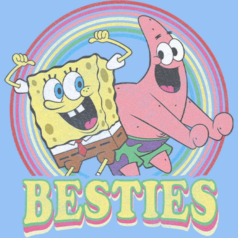 SpongeBob SquarePants Colorful Besties T-Shirt, 2 of 4