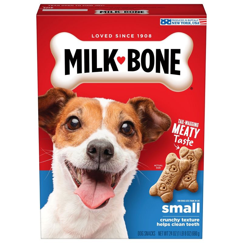 Milk-Bone Original Beef Flavor Biscuits Dog Treats - Small -24oz, 1 of 9