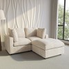 Cloud Couch Modular Sectional Sofa,67" L Shaped Couch, Convertible Wide Seater, 2 Seater+Ottoman For Living Room Set - 2 of 4