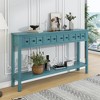 OUTSUPPLY Entryway Console Table with 4 Drawers & Shelf, Narrow Sofa Table for Hallway, Living Room, Easy Assembly - 4 of 4