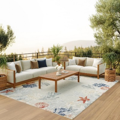 Nourison Suncoast Beach Indoor/Outdoor Flatweave Rug