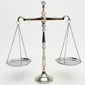 TopComfy Decorative Object Vintage Libra Scale Tray for Elegant Home Office Centerpiece, Silver, 23"*6"*21" - 1 of 4